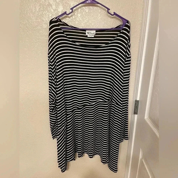 All Hours Tops - NWOT All Hours cotton blend long sleeve asymmetrical tunic business casual 4x